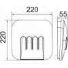 Архитектурная подсветка SIDNEY LED W1872 V Oasis Light