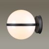 Настенный светильник уличный Lomeo 4832/1W форма шар белый Odeon Light