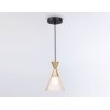 Стеклянный подвесной светильник Traditional TR3173 цвет янтарь конус Ambrella