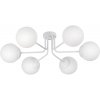 Стеклянная потолочная люстра  V4995-0/6PL форма шар белая Vitaluce