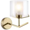 Стеклянное бра High Light LH57010 белое цилиндр Ambrella