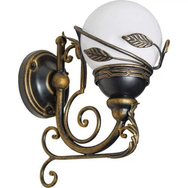 Настенный фонарь уличный Галактика 30-002-ЧЗ белый Кузнечное дело Настенный фонарь уличный Галактика 30-002-ЧЗ белый Кузнечное дело