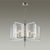 Стеклянная подвесная люстра Elegante 4888/5 прозрачная Odeon Light