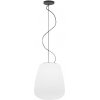 Стеклянный подвесной светильник Lumi F07A1501 белый Fabbian
