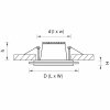 Стеклянный точечный светильник Acri 212041 прозрачный Lightstar