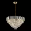 Хрустальная подвесная люстра Candida WE131.13.303 прозрачная Wertmark