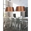 Подвесной светильник Veneziana LDP 1116-BS конус коричневый Lumina Deco