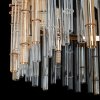 Стеклянная подвесная люстра Crystalla A4111LM-16GO цилиндр прозрачная