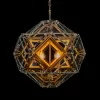 Стеклянный подвесной светильник Shard 10560 Clear форма шар прозрачный Loft It