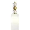 Стеклянный подвесной светильник SL2003 SL2003.303.01 цилиндр белый ST Luce