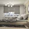 Стеклянная потолочная люстра Avignon 1130/6PL White форма шар белая Escada