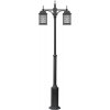 Стеклянный наземный фонарь LONDON L 64810LA/K/09 down Bl Oasis Light