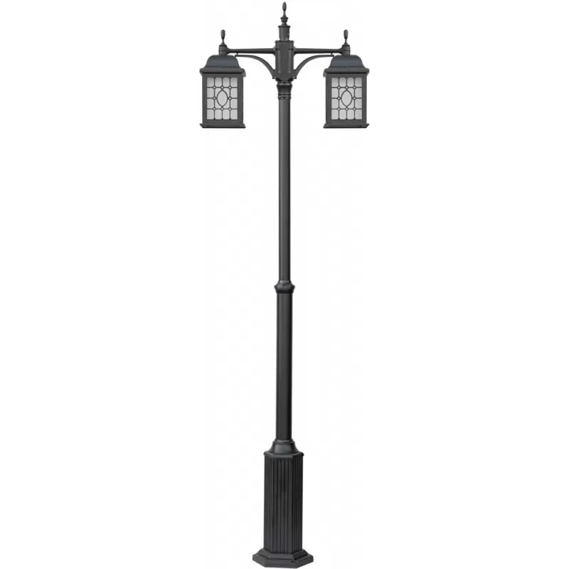 Стеклянный наземный фонарь LONDON L 64810LA/K/09 down Bl Oasis Light Стеклянный наземный фонарь LONDON L 64810LA/K/09 down Bl Oasis Light