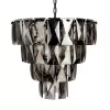 Стеклянная подвесная люстра Contemporary 10561/550 Smoke Loft It