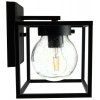 Стеклянный настенный светильник уличный Прованс 48383 куб прозрачный Feron