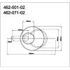 Настенный светильник  462-001-02 белый Velante