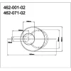 Настенный светильник  462-001-02 белый Velante