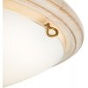 Стеклянный настенно-потолочный светильник Provence 7605/DL белый Sonex