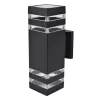 Настенный светильник уличный UUL-S24A 2x60W/E27 IP65 BLACK прозрачный Uniel Настенный светильник уличный UUL-S24A 2x60W/E27 IP65 BLACK прозрачный Uniel