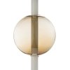 Стеклянный подвесной светильник Canzo Canzo L 1.P5 CL белый форма шар Arti Lampadari