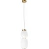 Стеклянный подвесной светильник Duff 10422/A цилиндр белый Loft It