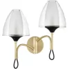 Стеклянное бра Oro 10038 VL5654W12 белое конус Vele Luce