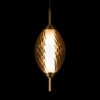 Стеклянный подвесной светильник Helix 10421/A Amber цвет янтарь Loft It
