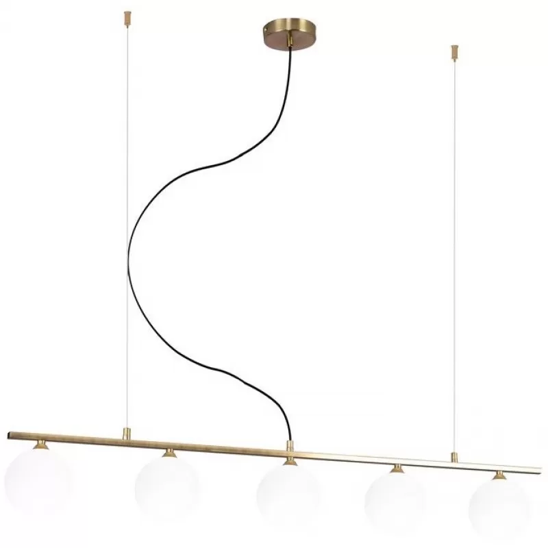 Стеклянный подвесной светильник Sylwia APL.634.13.05 форма шар белый Aployt Стеклянный подвесной светильник Sylwia APL.634.13.05 форма шар белый Aployt