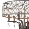 Стеклянная подвесная люстра Rosa VL3216P06 прозрачная Vele Luce