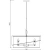 Потолочная люстра Earth FR5171PL-08BS цилиндр черная Freya