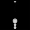 Стеклянный подвесной светильник Pearls 10205/C белый форма шар Loft It