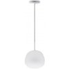 Стеклянный подвесной светильник Lumi F07A0501 белый форма шар Fabbian