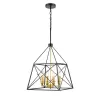 Подвесная люстра Clemente 10038 VL4272P04 черная Vele Luce