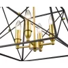 Подвесная люстра Clemente 10038 VL4272P04 черная Vele Luce