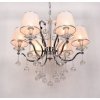 Подвесная люстра Bellisica LDP 8033-6 SL конус белая Lumina Deco