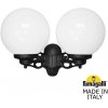 Настенный фонарь уличный GLOBE 300 G30.141.000.AYF1R форма шар белый Fumagalli