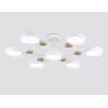 Потолочная люстра COMFORT FL4864 белая круглая Ambrella