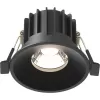 Точечный светильник Round DL058-12W-DTW-B черный Maytoni Точечный светильник Round DL058-12W-DTW-B черный Maytoni