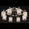 Стеклянная потолочная люстра Tasmania FR5475CL-08CH белая Freya