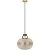 Стеклянный подвесной светильник Bubble 10140B Amber цвет янтарь Loft It