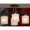 Стеклянная потолочная люстра Costanzo LSL-9007-04 квадратная белая Lussole