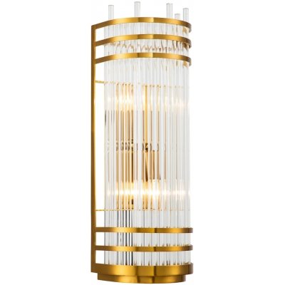 Бра Wall lamp KM1284W-2 brass DeLight Collection прозрачное