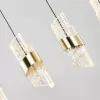 Стеклянный подвесной светильник MD23001022 MD23001022-5B gold прозрачный DeLight Collection