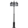 Стеклянный наземный фонарь LONDON L 64810LB/K/09 DOWN Bl Oasis Light