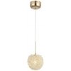 Хрустальный подвесной светильник Appling LSP-8736 прозрачный форма шар Lussole