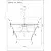 Стеклянная подвесная люстра Gramercy 15602-19 ANB+CL iLamp