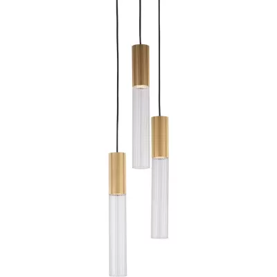 Подвесной светильник Flume MD2045-3A ant.brass DeLight Collection дизайнерский