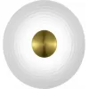 Стеклянный настенный светильник Mon SL6125.311.01 круглый прозрачный ST Luce