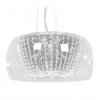 Стеклянный подвесной светильник Disposa LDP 7018-500 PR цилиндр прозрачный Lumina Deco