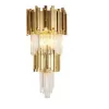 Стеклянное бра Barclay 8005W/S gold прозрачное DeLight Collection